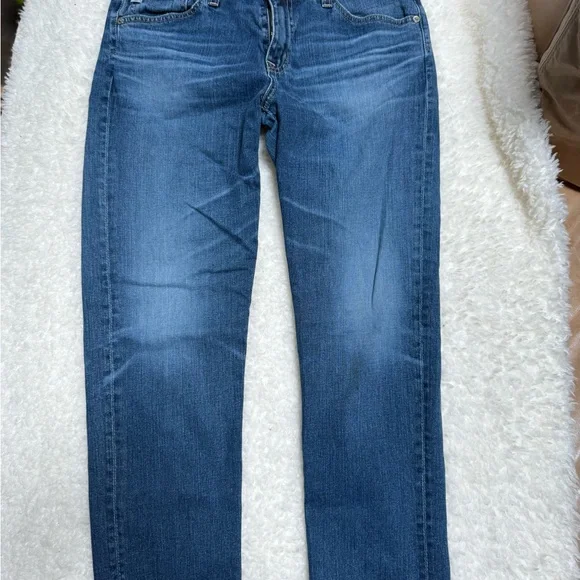 AG Adriano Goldschmied Dark Blue The Ex-Boyfriend Jeans